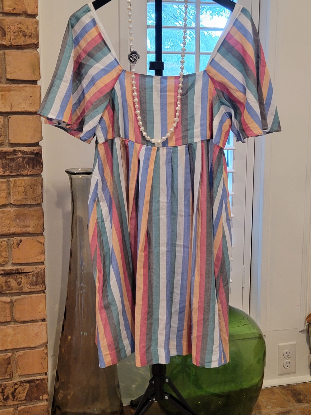 Madewell Multicolor Stripe Top with Pastel Accents